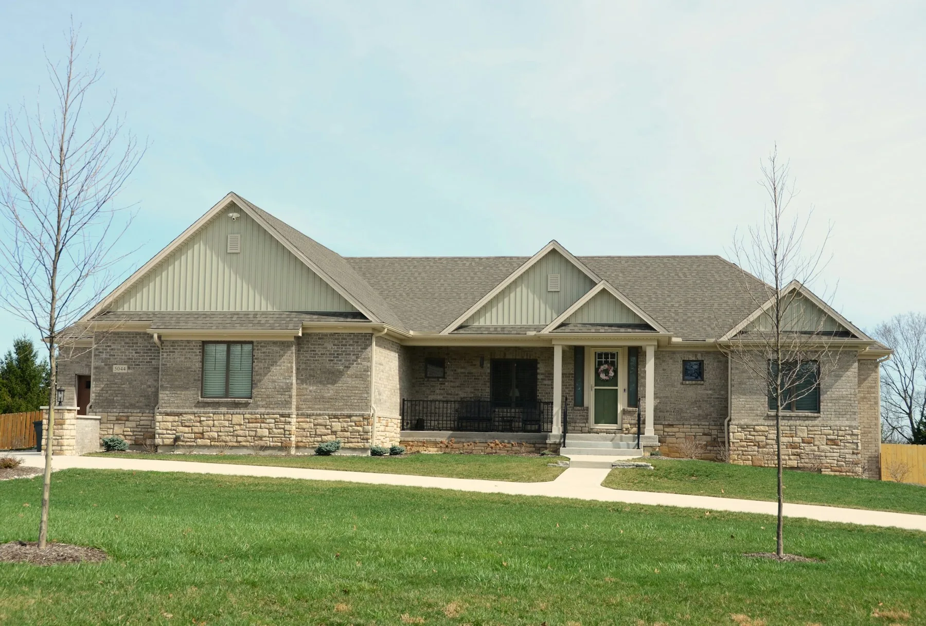 Louisville area home exterior ready for market